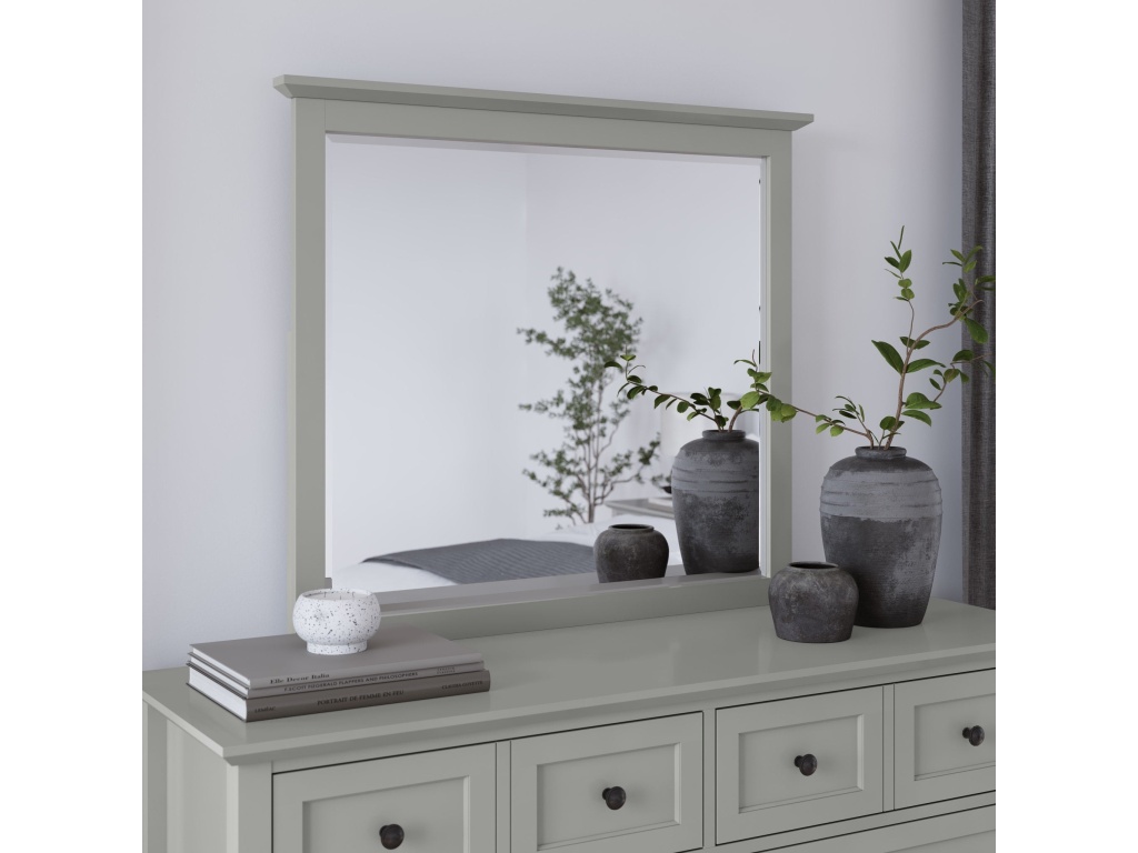 Grace Wall or Dresser Mirror in Elephant Grey - main image