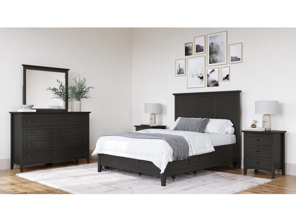 Grace Wall or Dresser Mirror in Raven Black - image 2