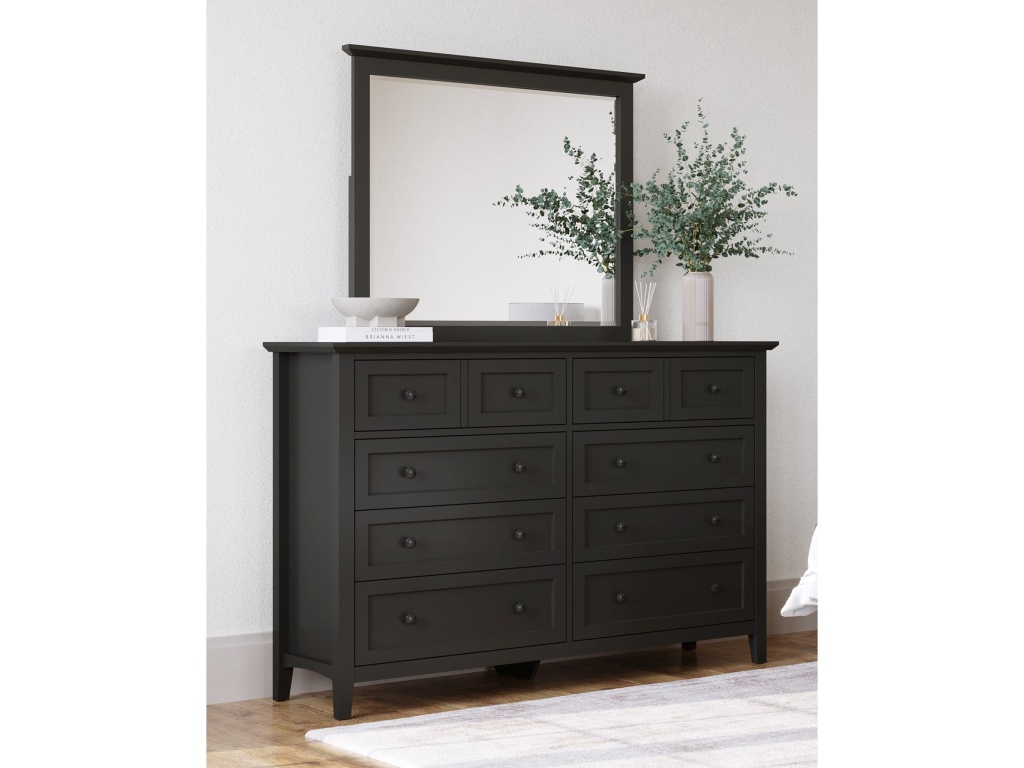 Grace Wall or Dresser Mirror in Raven Black - image 5