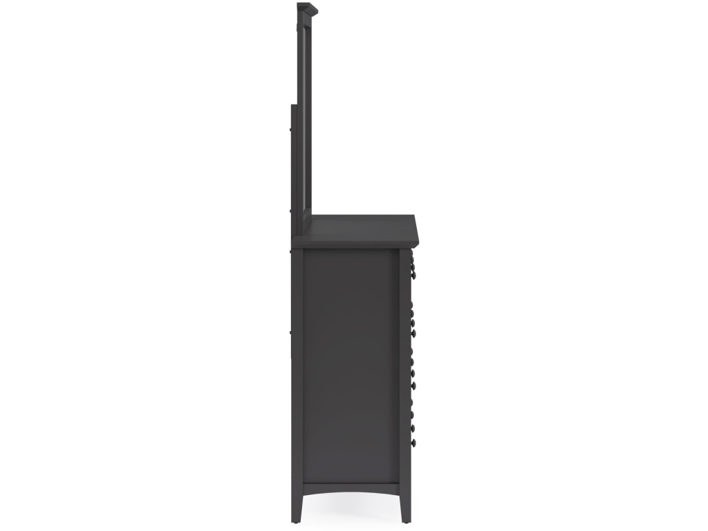 Grace Wall or Dresser Mirror in Raven Black - image 7