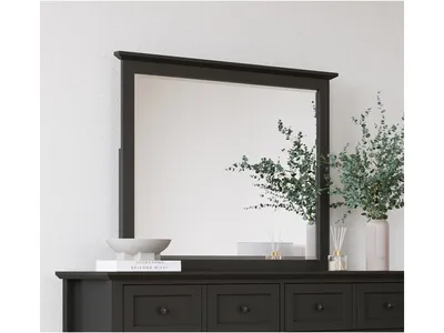 Grace Wall or Dresser Mirror in Raven Black