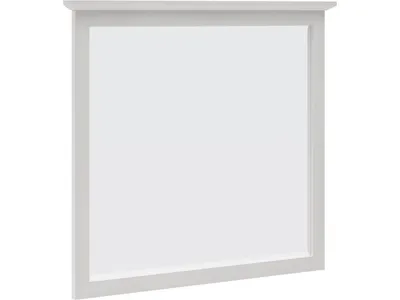 Grace Wall or Dresser Mirror in Snowfall White - Alternative View