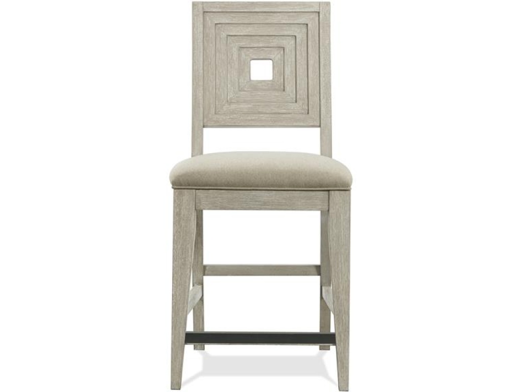 Upholstered Wood Back Counter Stool - image 6