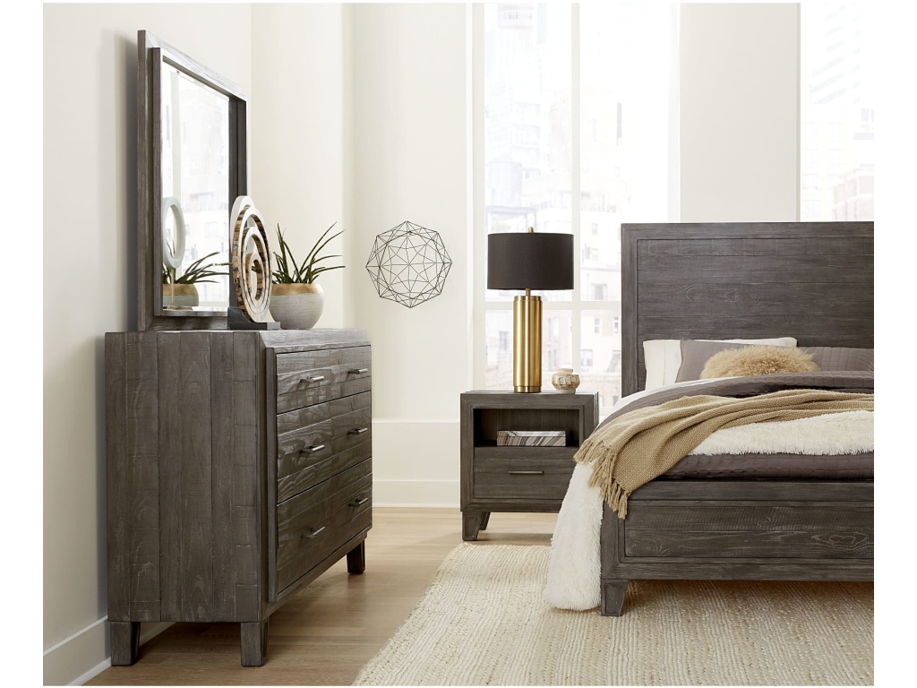 Hadley Solid Wood Panel Bed in Onyx - image 2
