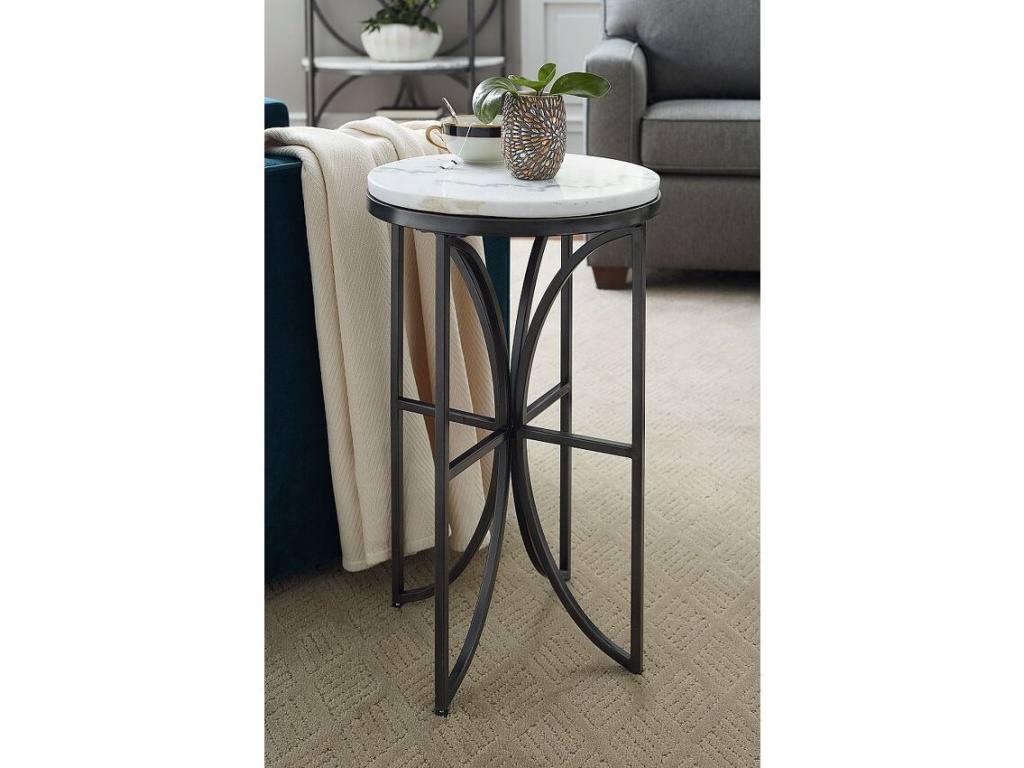 Small Round Accent Table - image 1