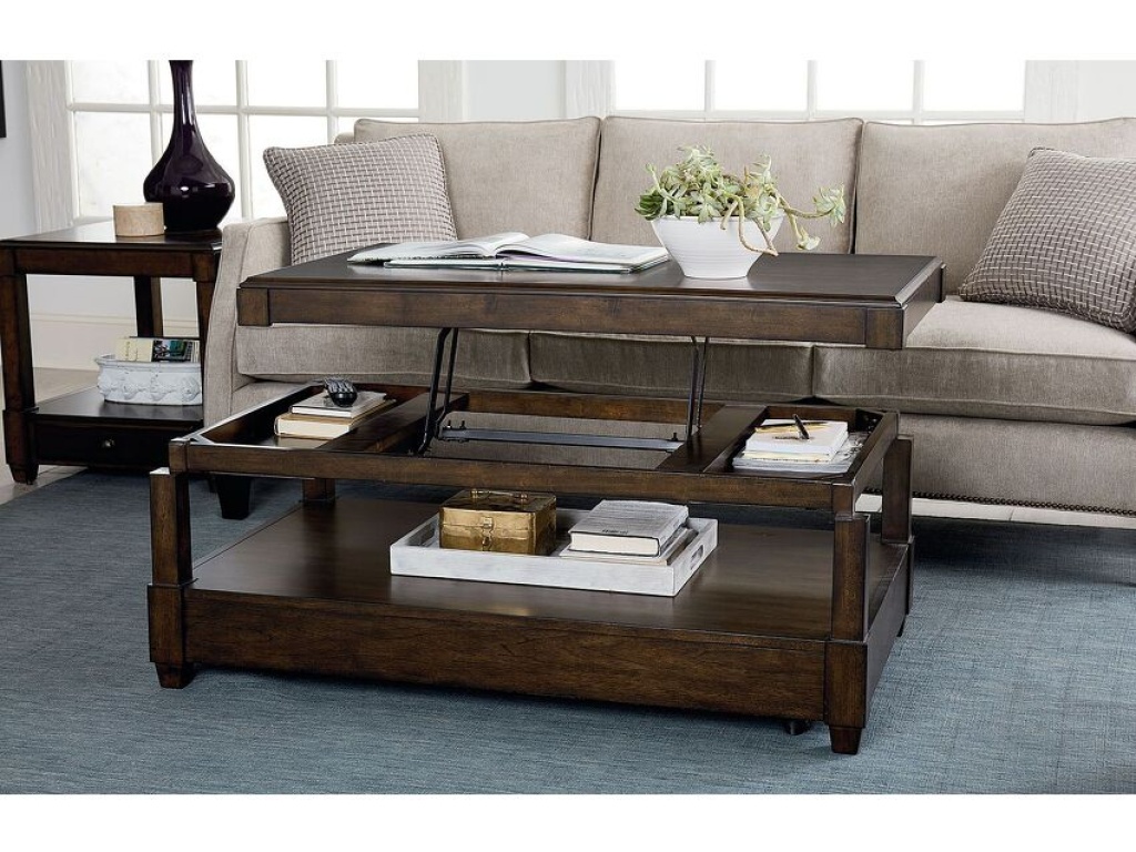 Rectangular Lift Top Coffee Table - image 2