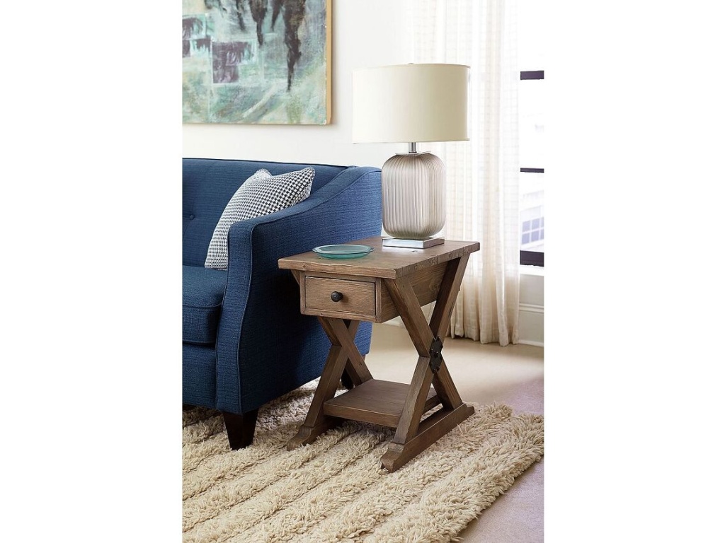 Trestle Chairside Table - image 1