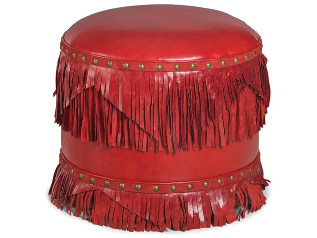 Margo Fringed Ottoman
