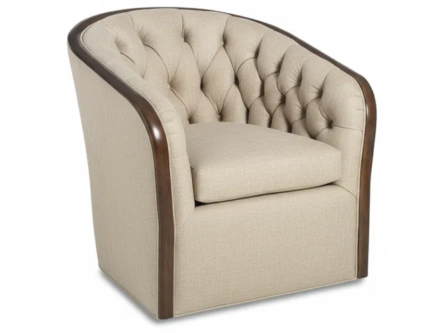 Sybil Tufted Swivel Chair - Alternative View