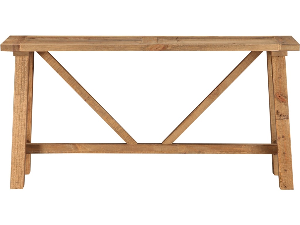 Harby Reclaimed Wood Console Table in Rustic Tawny - image 3