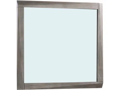 Hearst Solid Wood Beveled Glass Mirror in Sahara Tan - Alternative View