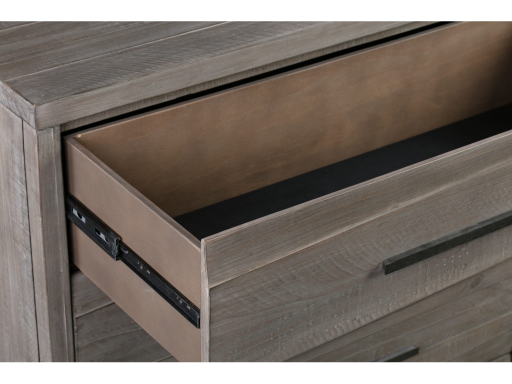 Hearst Solid Wood Five Drawer Chest in Sahara Tan - image 2
