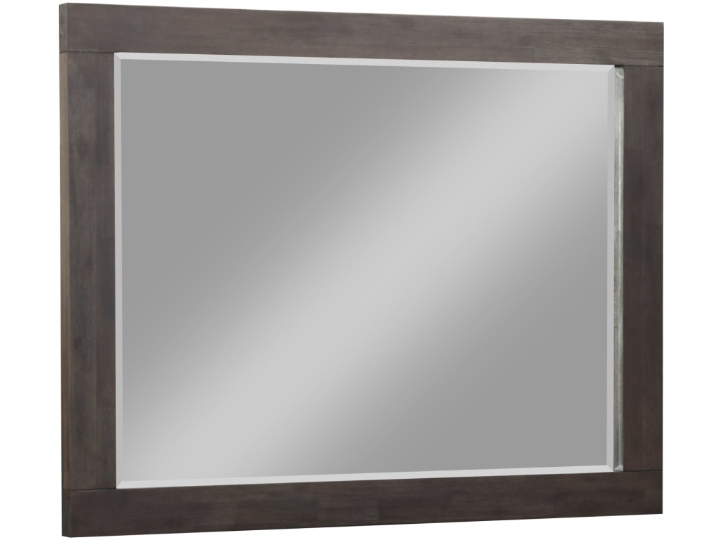 Heath Beveled Glass Mirror in Basalt Grey - image 1