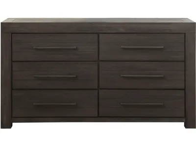 Heath Six Drawer Dresser in Basalt Grey (2024)