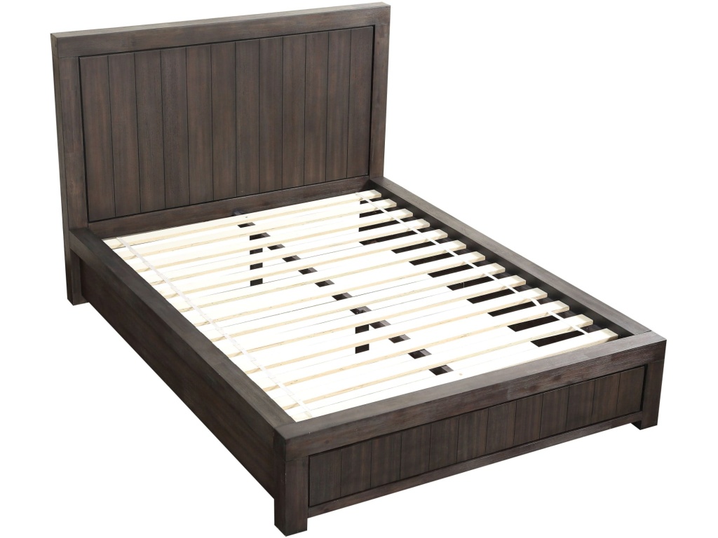 Heath Wood Platform Bed in Basalt Grey - image 3