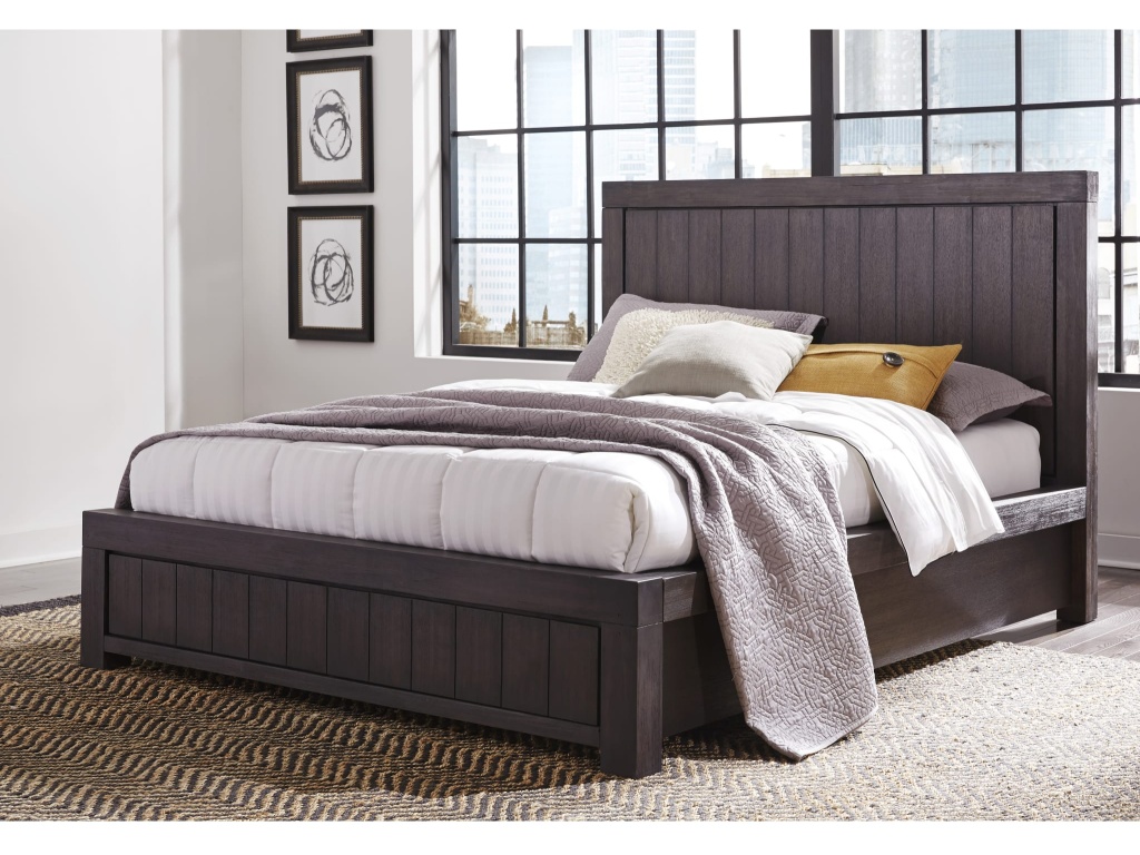 Heath Wood Platform Bed in Basalt Grey - image 2