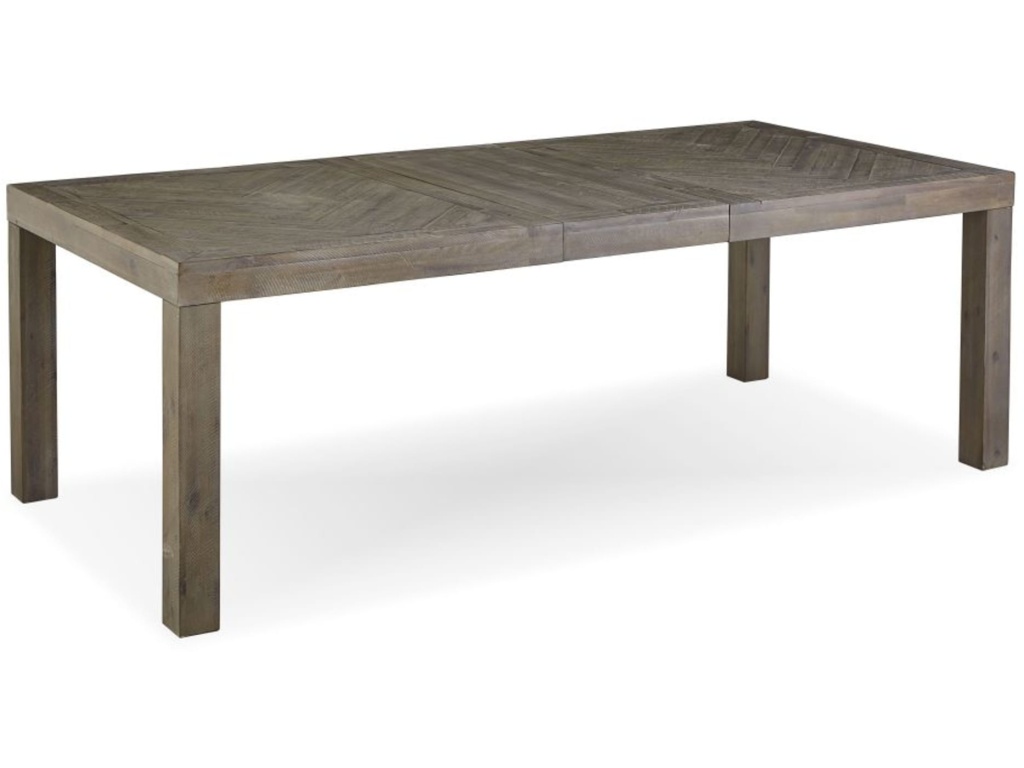 Herringbone Extension Table in Rustic Latte - image 11