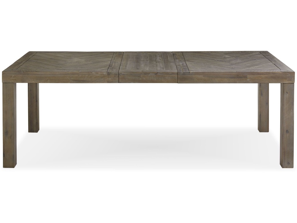 Herringbone Extension Table in Rustic Latte - image 12