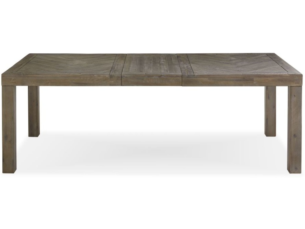 Herringbone Extension Table in Rustic Latte - image 13