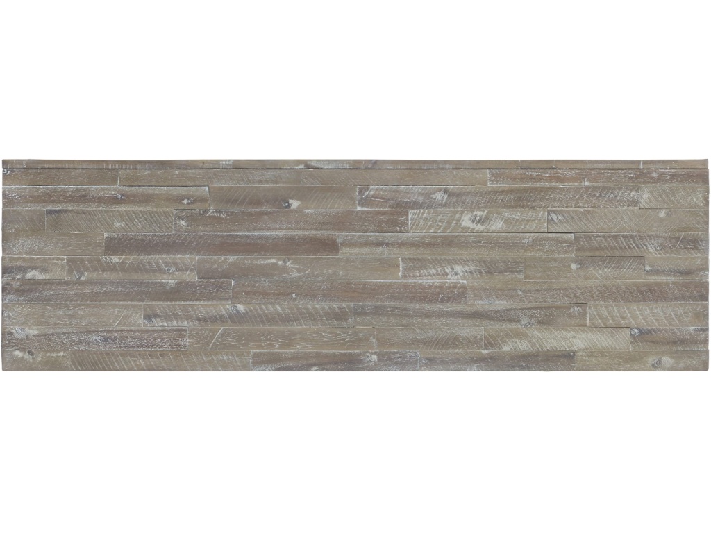 Herringbone Solid Wood Three Door Sideboard in Rustic Latte - image 5