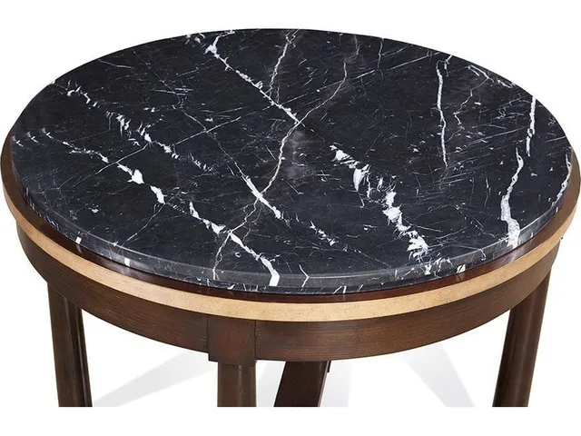 Charleston Foyer Table with Recessed Stone Top
