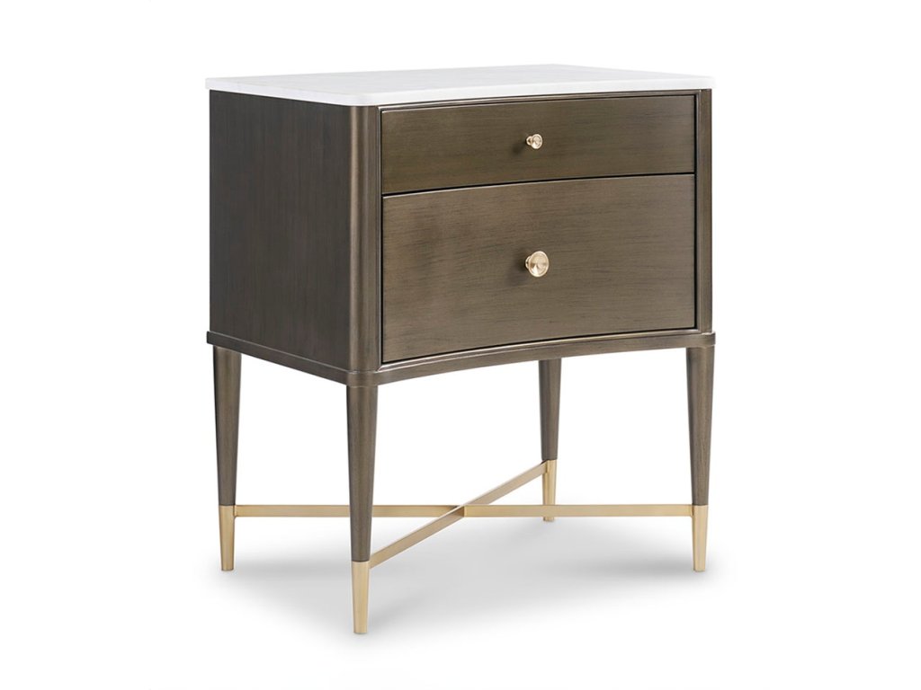 Novella Nightstand With Stone Top - main image