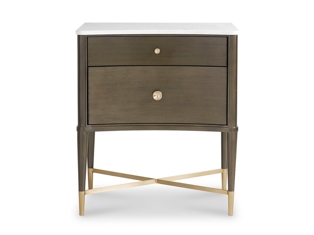 Novella Nightstand With Stone Top - image 1