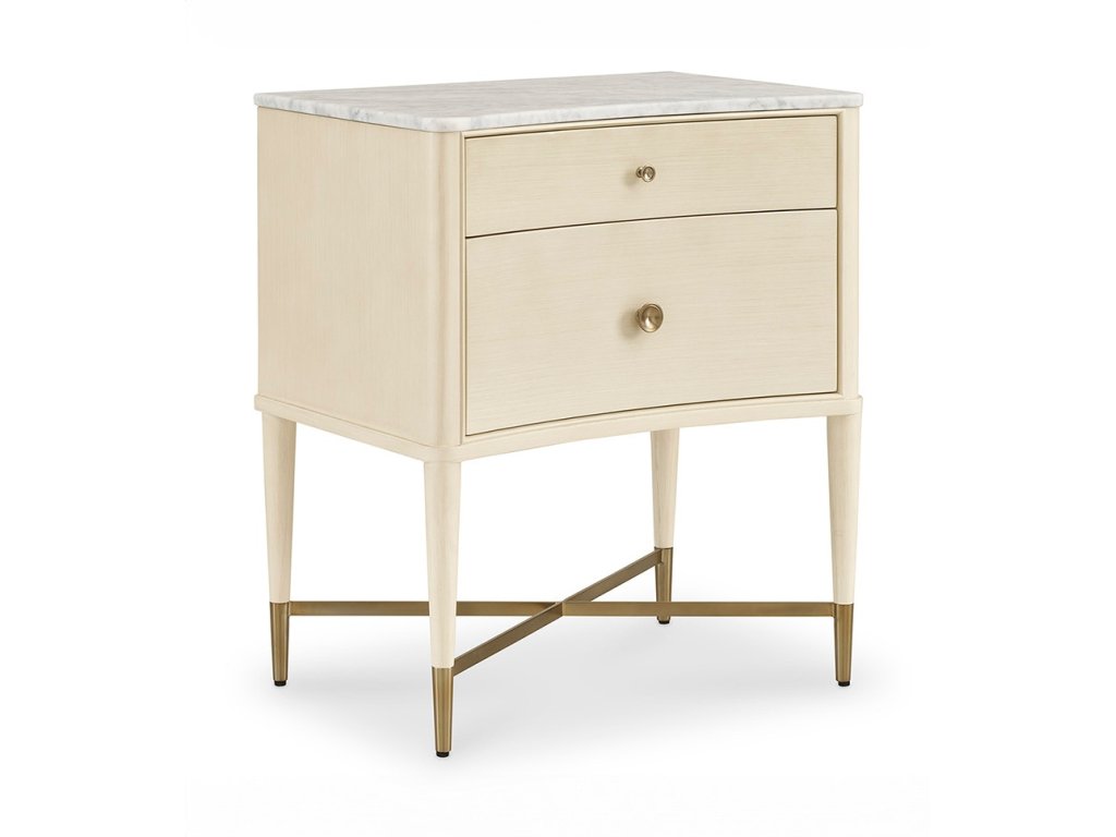 Novella Nightstand With Stone Top - main image