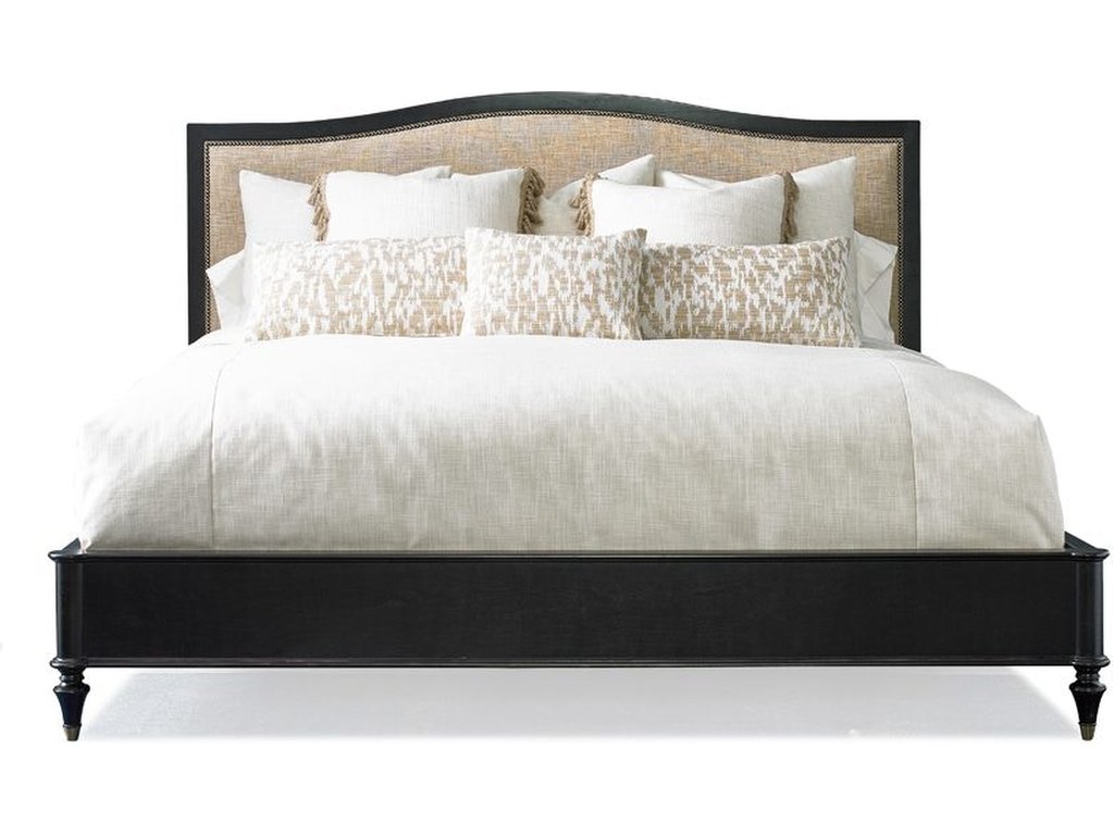 King Upholstered Panel Bed - image 1