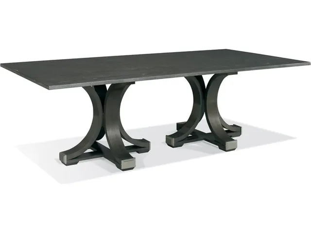 Double Pedestal Dining Table