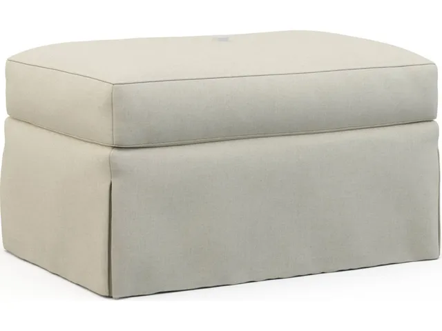 Betsy Skirted Ottoman
