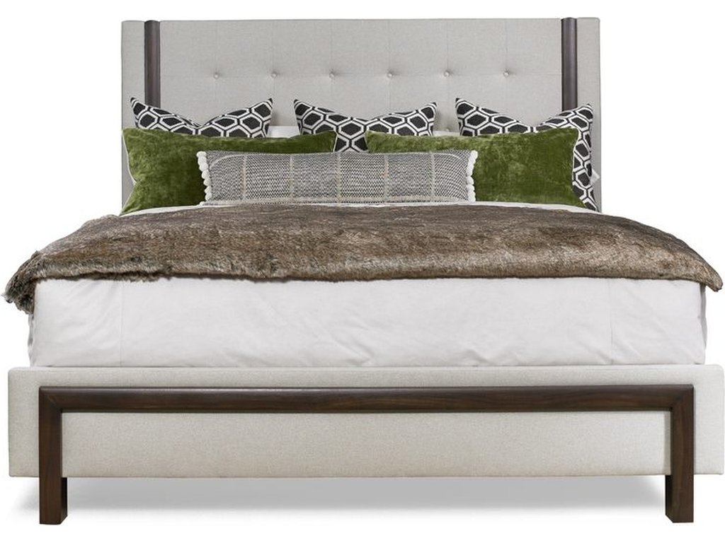 Natasha King Upholstered Bed - image 1