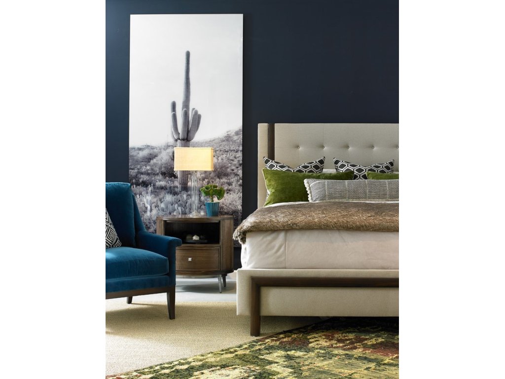 Natasha King Upholstered Bed - image 3