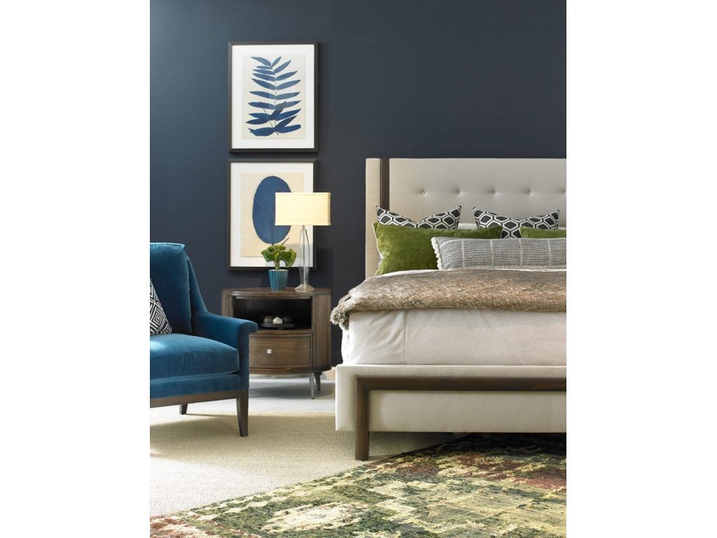 Natasha King Upholstered Bed - image 2