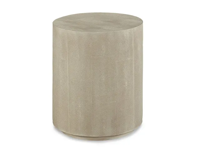 Faux Shagreen Drink Stand