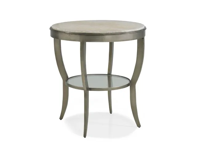Central Round Lamp Table