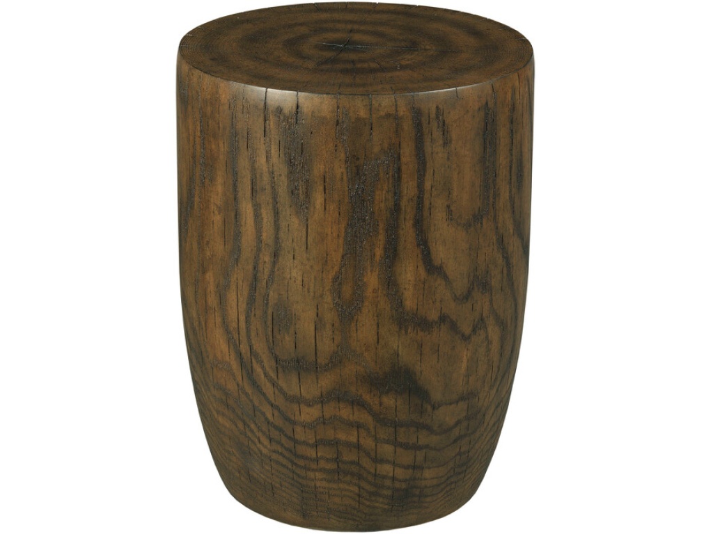 Oak Grain Drum End Table - main image