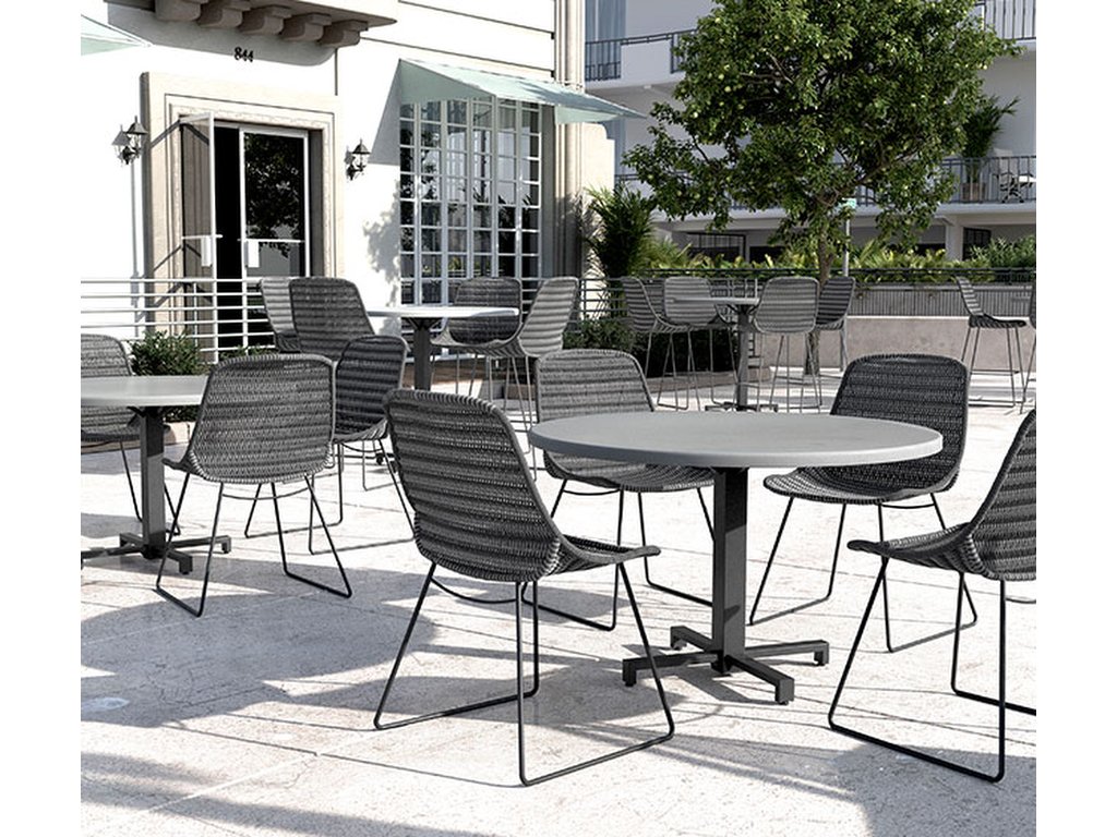 Woven Armless Balcony Stool - image 1