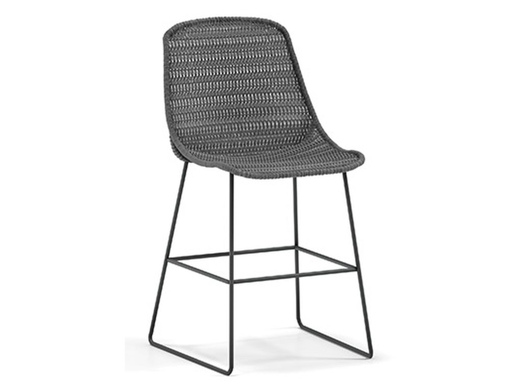 Woven Armless Balcony Stool - main image