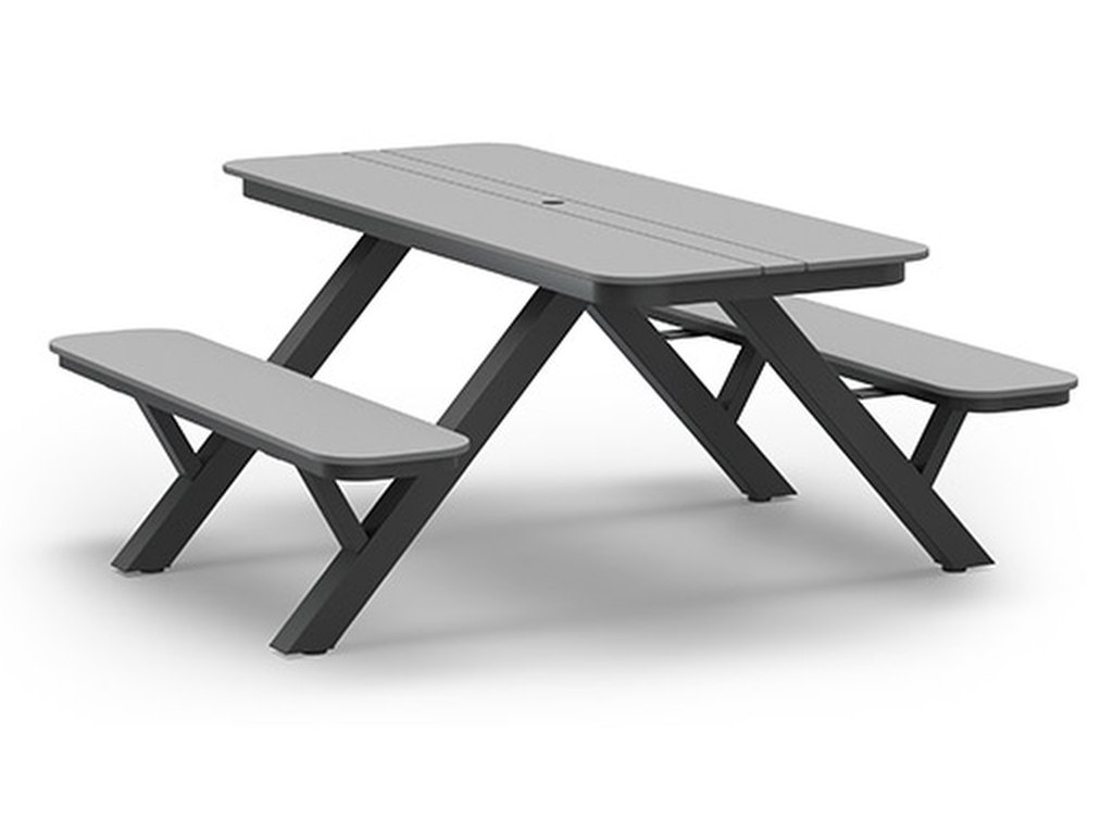 Slatted Seat 29" x 72" Dining (with Hole) - main image