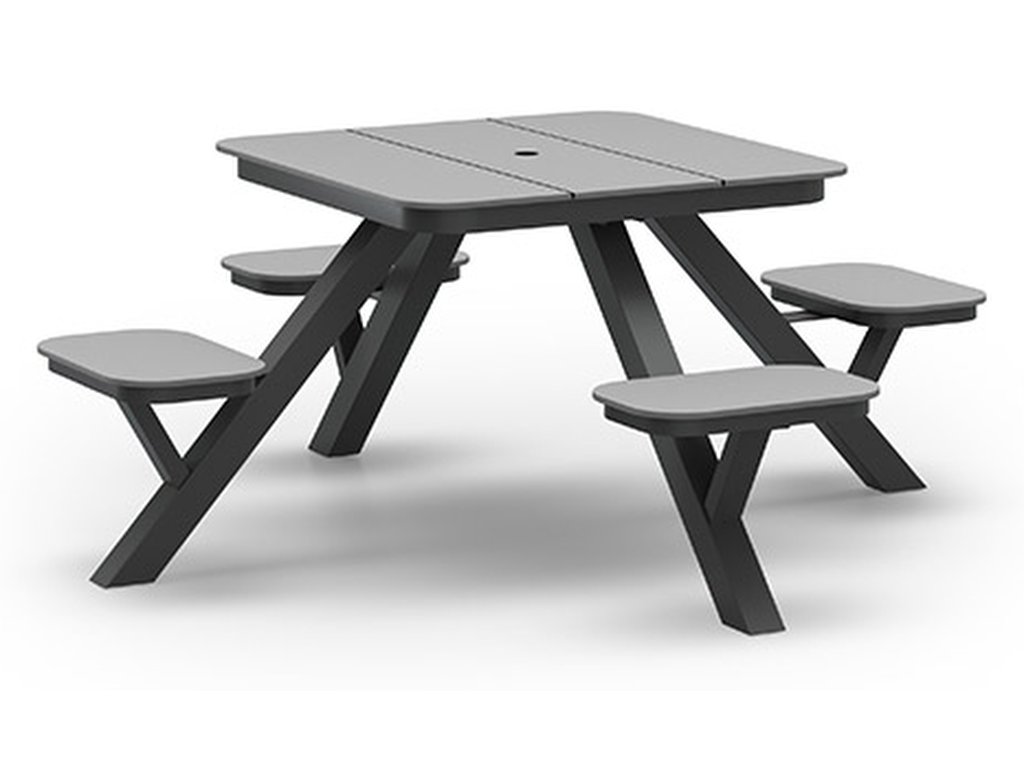 Slatted Seat 38" Dining (with Hole) - main image