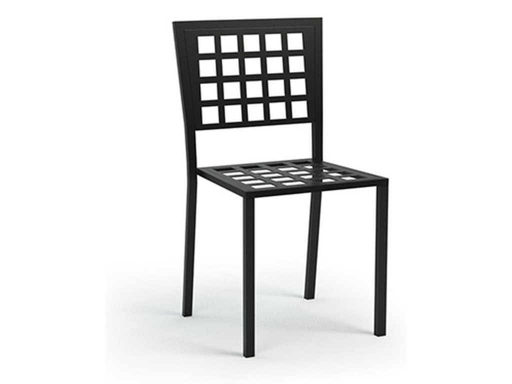 Metal Armless Dining Chair (Stackable) - main image