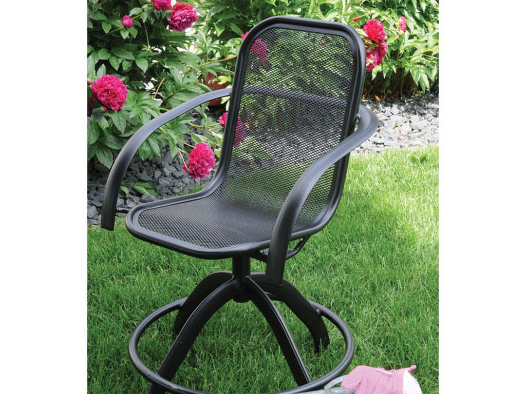 Metal Ottoman/Side Table (Stackable) - image 2