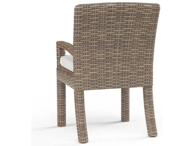 Havana Dining Chair in Canvas Flax w/ Self Welt - Alternative View