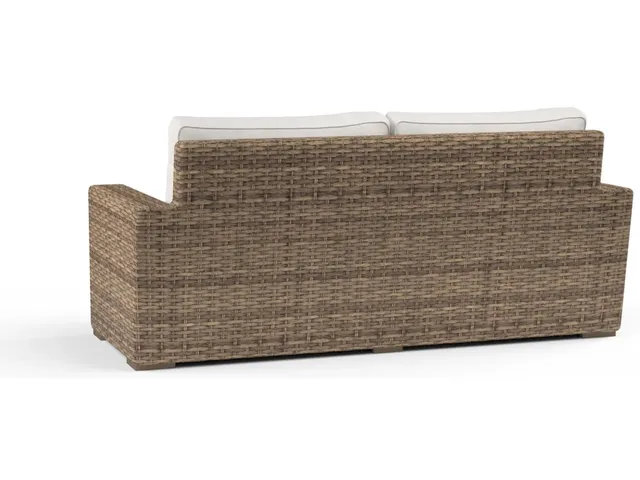 Havana Loveseat in Canvas Flax w/ Self Welt - Alternative View