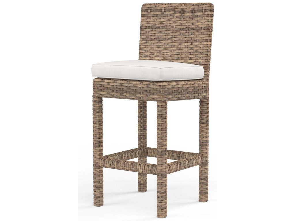 Havana Barstool in Canvas Flax w/ Self Welt - image 2