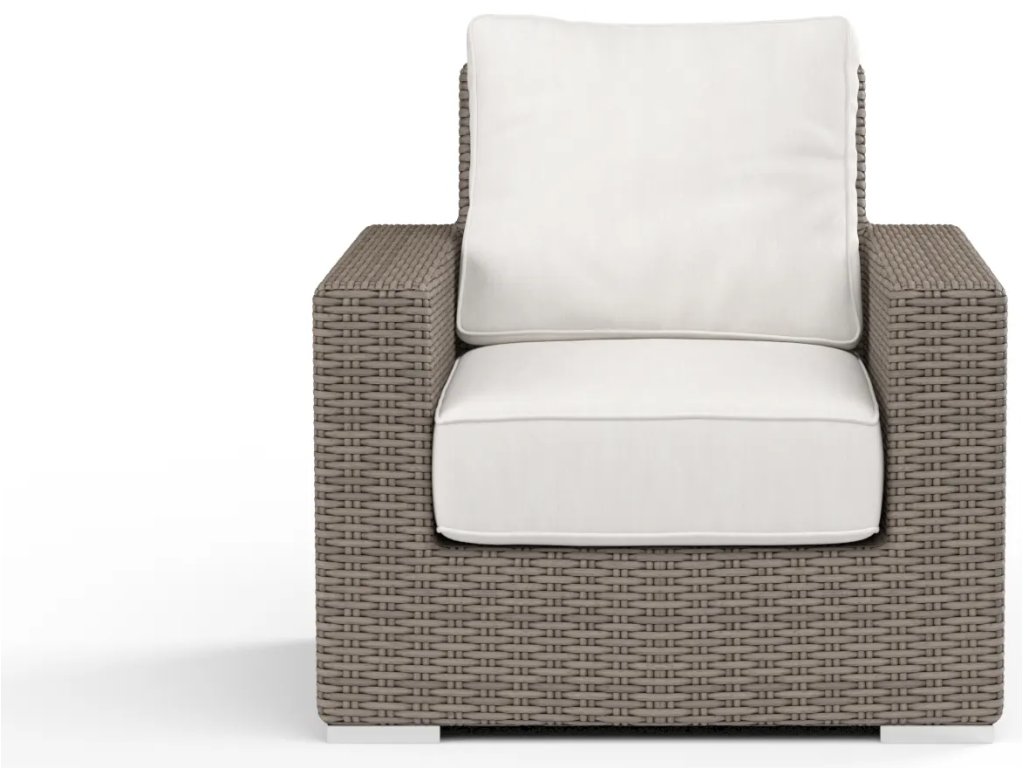 Coronado Club Chair in Canvas Flax w/ Self Welt - image 4
