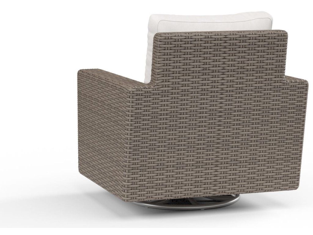 Coronado Swivel Rocker in Canvas Flax w/ Self Welt - image 2