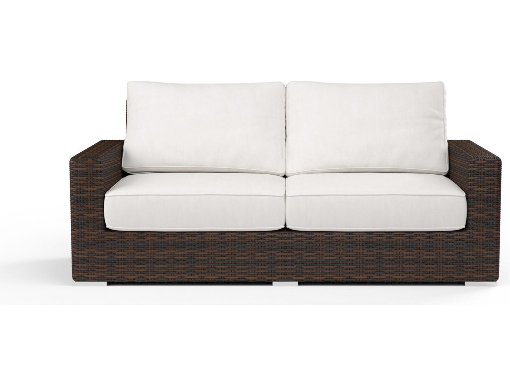 Montecito Loveseat in Canvas Flax w/ Self Welt - image 4