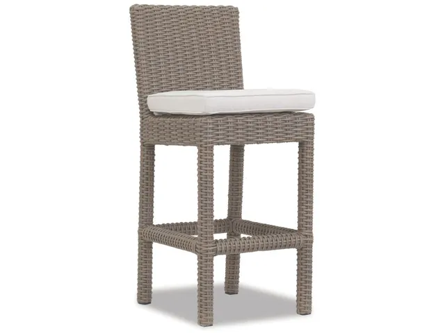Coronado Barstool in Canvas Flax w/ Self Welt